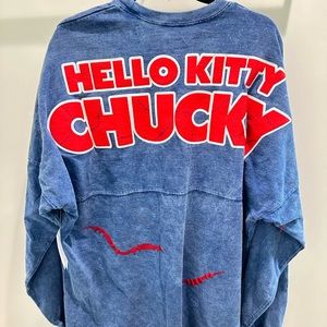HELLO KITTY CHUCKY Spirit Jersey Size LARGE NEW!! Exclusive Universal St…